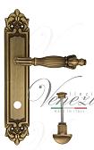 Дверная ручка Venezia на планке PL96 мод. Olimpo (мат. бронза) сантехническая